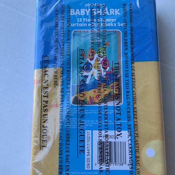 Baby Shark Shower Curtain - Picture 2 of 2